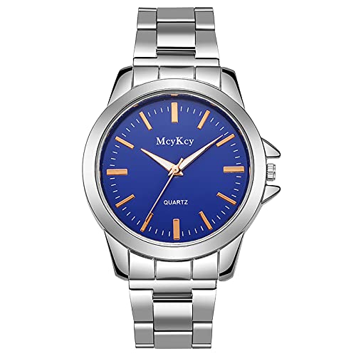 Tonsee Accessoire Damen Sportuhr Zugarm Band Trend Creative Roman Strap Men's Calendar Dial Gift Classic Belt Watch Scale Ansehen Für Kinder Planeten (Blue #2, One Size) von Tonsee Accessoire