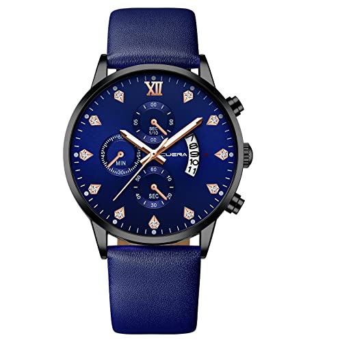 Tonsee Accessoire Digital Watch Womens Edelstahlarmband Herren Business Luxury Fashion Herren Quarzuhr Edelstahlband wasserdicht Herren Armbanduhr Zifferblatt WeiB (A-c, One Size) von Tonsee Accessoire