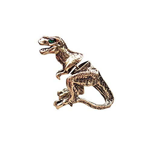 Tonsee Accessoire Frauen Ohrringe Ohrhänger Dinosaurier Animal Pierces personalisierte DREI-kleine Ohrringe Ohrringe Bernstein Stecker (D-Grey, One Size) von Tonsee Accessoire