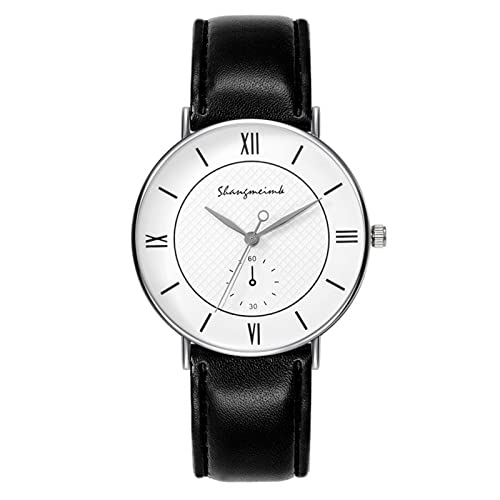 Tonsee Accessoire Herren Uhr Die minimalistische, schlanke, lässige Quarzuhr für Herren Fitness Armbanduhr Silber (A-d, One Size) von Tonsee Accessoire