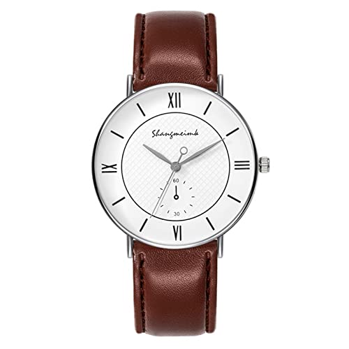 Tonsee Accessoire Herren Uhr Männer Edelstahl Die minimalistische, schlanke, lässige Quarzuhr für Herren Armbanduhren Für Herren GroB (3-C, One Size) von Tonsee Accessoire