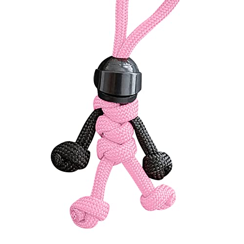 Tonsee Accessoire Motorradfahrer Minifigur hängende Kette Regenschirm Seil Weben Schlüsselanhänger kreative Persönlichkeit Motorradhelm Schlüssel Zubehör Draht Schlüsselanhänger Klein (c-A, One Size) von Tonsee Accessoire