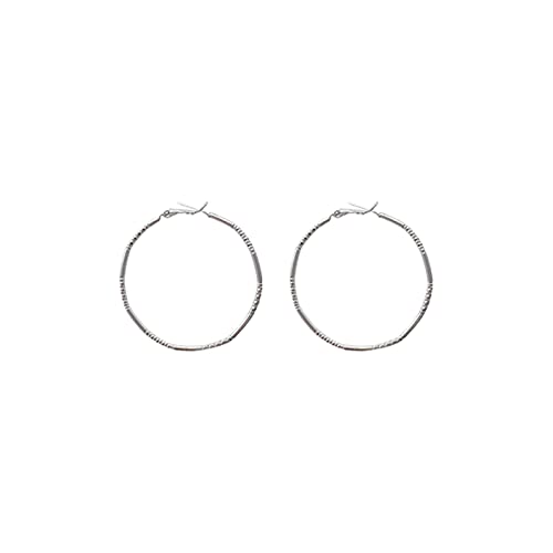 Tonsee Accessoire Ohrringe Damen Klassische Ohrringe Temperament Ohrringe Licht Luxus Mode Damen Retro Exquisite Schmuck Weihnachten Blumenclip An Ohrringen (Silver-6, One Size) von Tonsee Accessoire