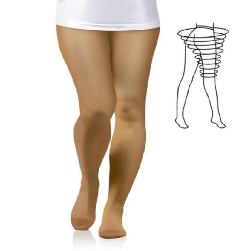 Tonus Elast Strumpfhose Stützstrumpfhose Kompression-Stütz-Strumpfhose Klasse 2 extra Hüftweit von Tonus Elast