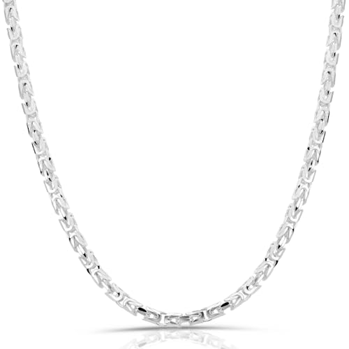 Königskette 3mm 925er Silber Hochglanzpoliert Diamantiert Damen Herren Königskette 3mm 925er Silber Hochglanzpoliert Diamantiert Damen Herren von Tony Fein