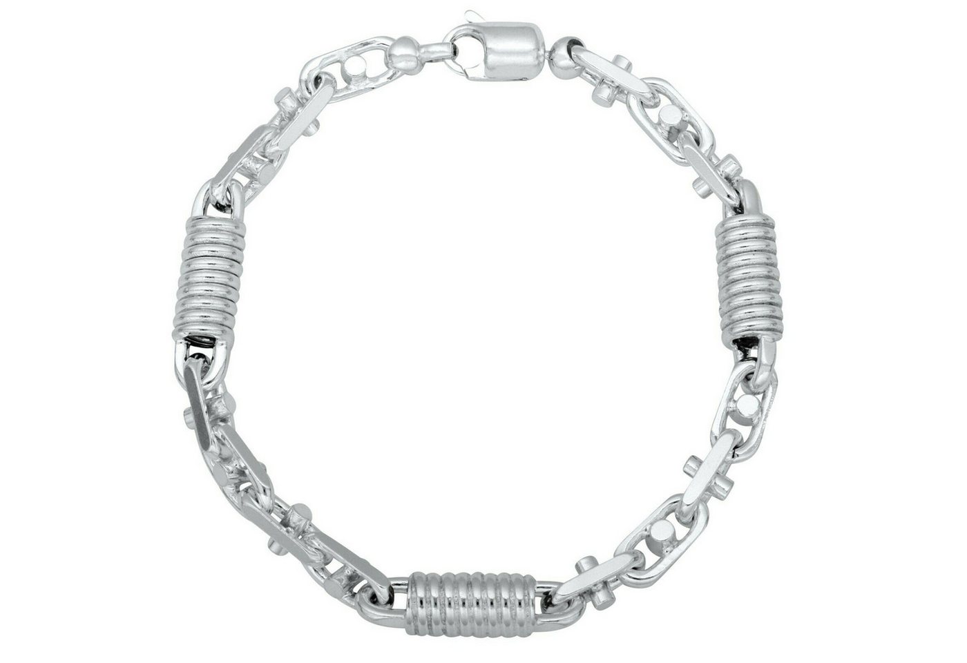 Tony Fein Silberarmband Monte Carlo Armband 7mm, Made in Italy für Damen und Herren von Tony Fein