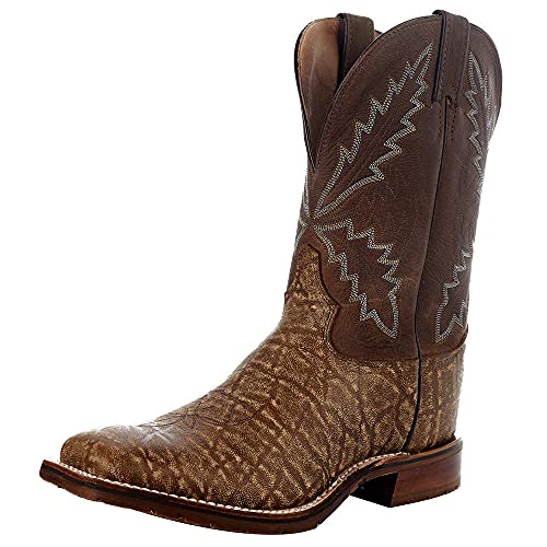 Tony Lama Bowie Westernstiefel für Herren, breite quadratische Zehenpartie, Xt5103, Braun, 41.5 EU von Tony Lama