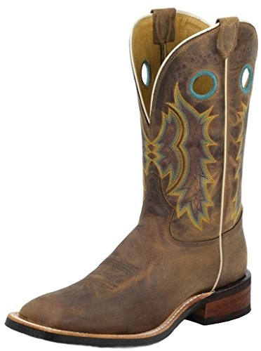 Tony Lama Creedance Herren Cowboystiefel, quadratischer Zehenbereich, 27,9 cm, Sonnenbräune, 44 EU von Tony Lama