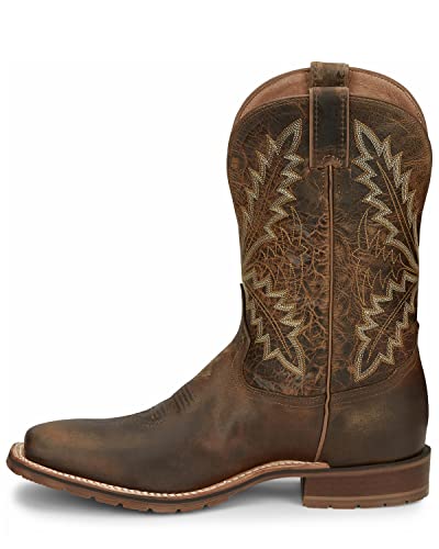 Tony Lama Herren Bowie Oak Westernstiefel, breite quadratische Zehenpartie, Xt5104, Braun, 42.5 EU von Tony Lama