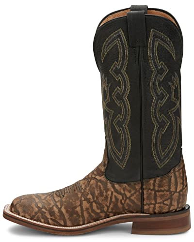 Tony Lama Landgrab Westernstiefel für Herren, breite quadratische Zehenpartie, Taupe, 9 Wide von Tony Lama