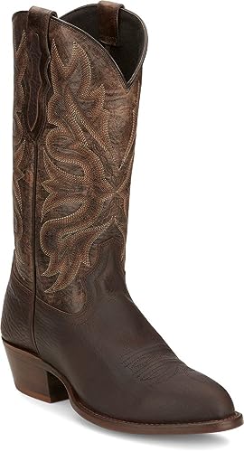 Tony Lama Stegall TL3028 Westernstiefel für Herren, 33 cm, mittelgroß, runde Zehenpartie, Braun, 42 EU von Tony Lama