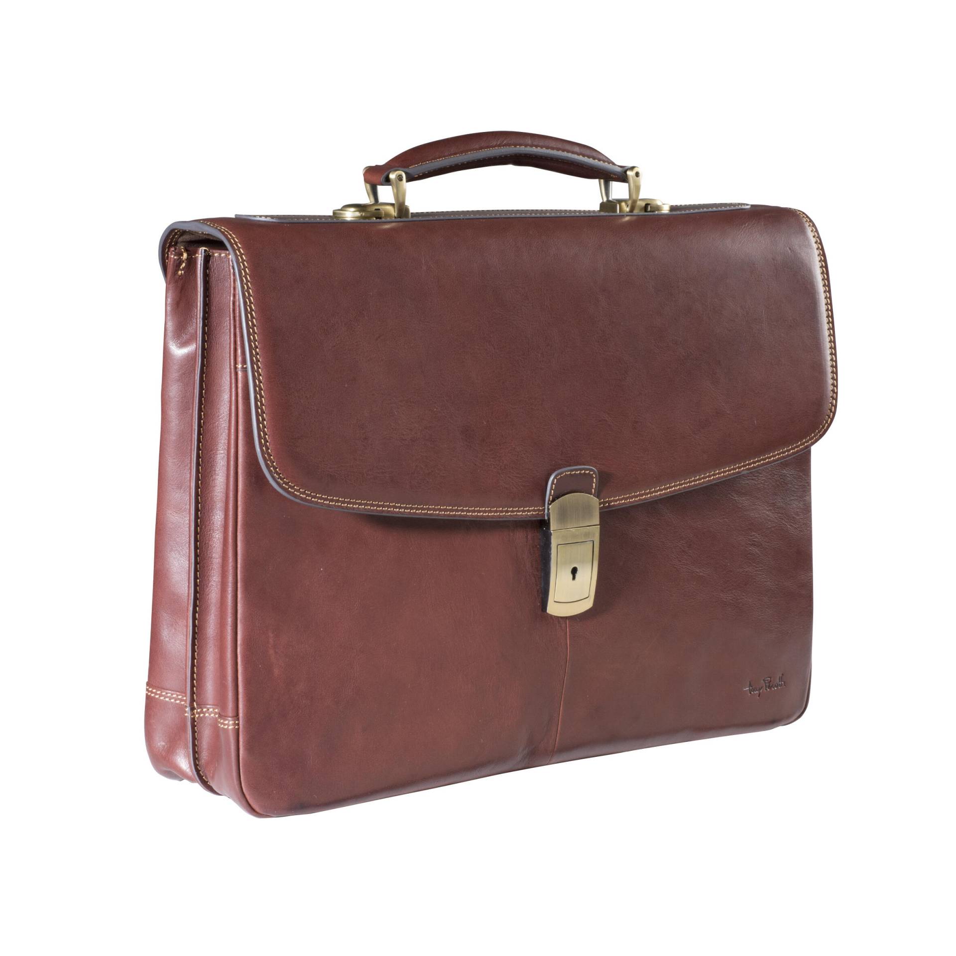 Tony Perotti - Businessbag Te/Lt/6003-40Db Dunkel-Braun DUNKEL-BRAUN von Tony Perotti