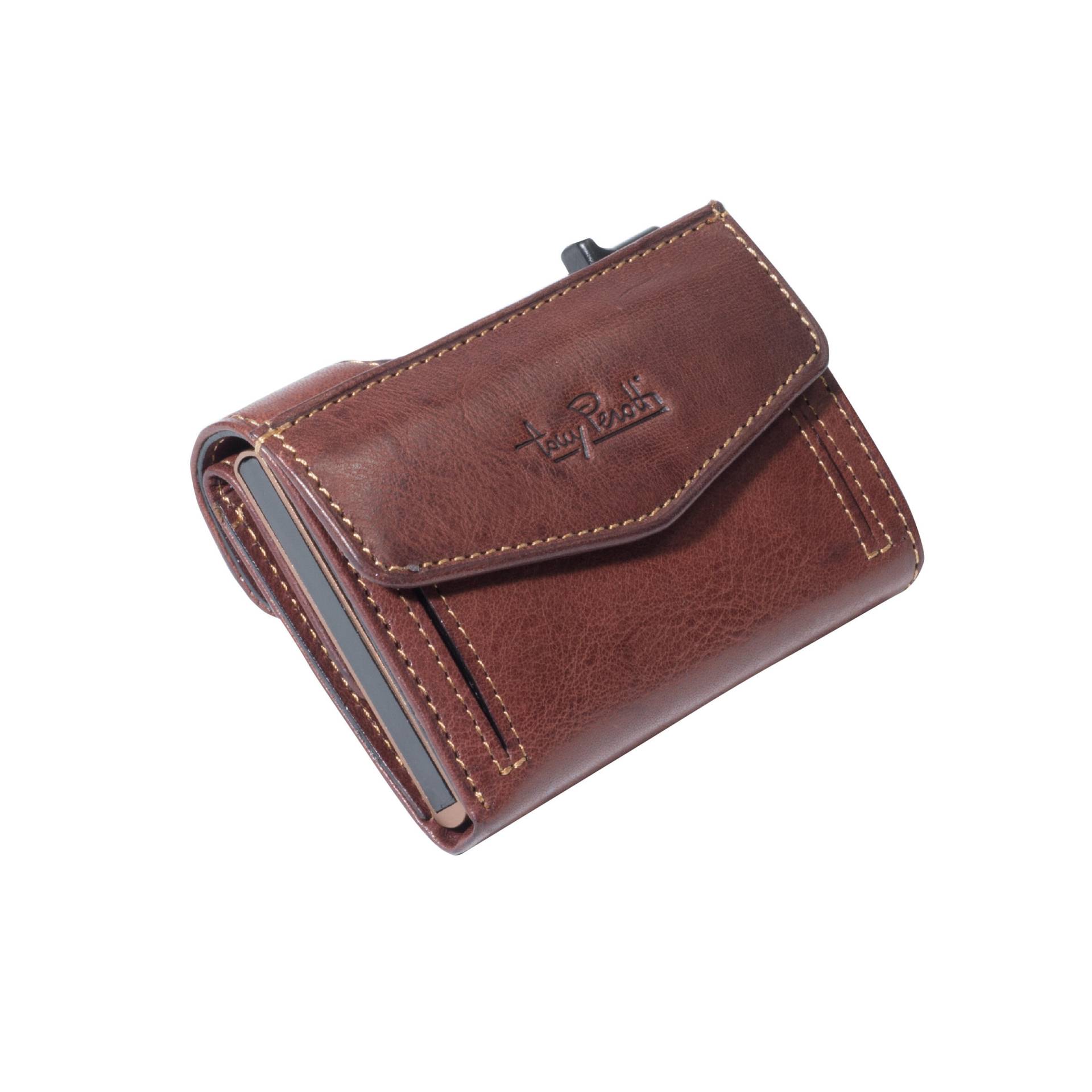 Tony Perotti - FURBO Kreditkartenetui Te/Cc/3700Db Dunkel-Braun DUNKEL-BRAUN von Tony Perotti