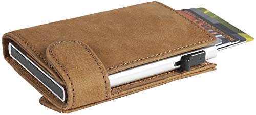 Tony Perotti Furbo KKetui Papier u Münzfach RFID dark brown von Tony Perotti