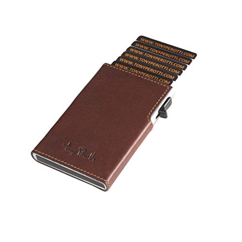 Tony Perotti Furbo RFID Kreditkartenhalter mit Steckfach - Braun Tony Perotti Furbo RFID Kreditkartenhalter mit Steckfach - Braun von Tony Perotti