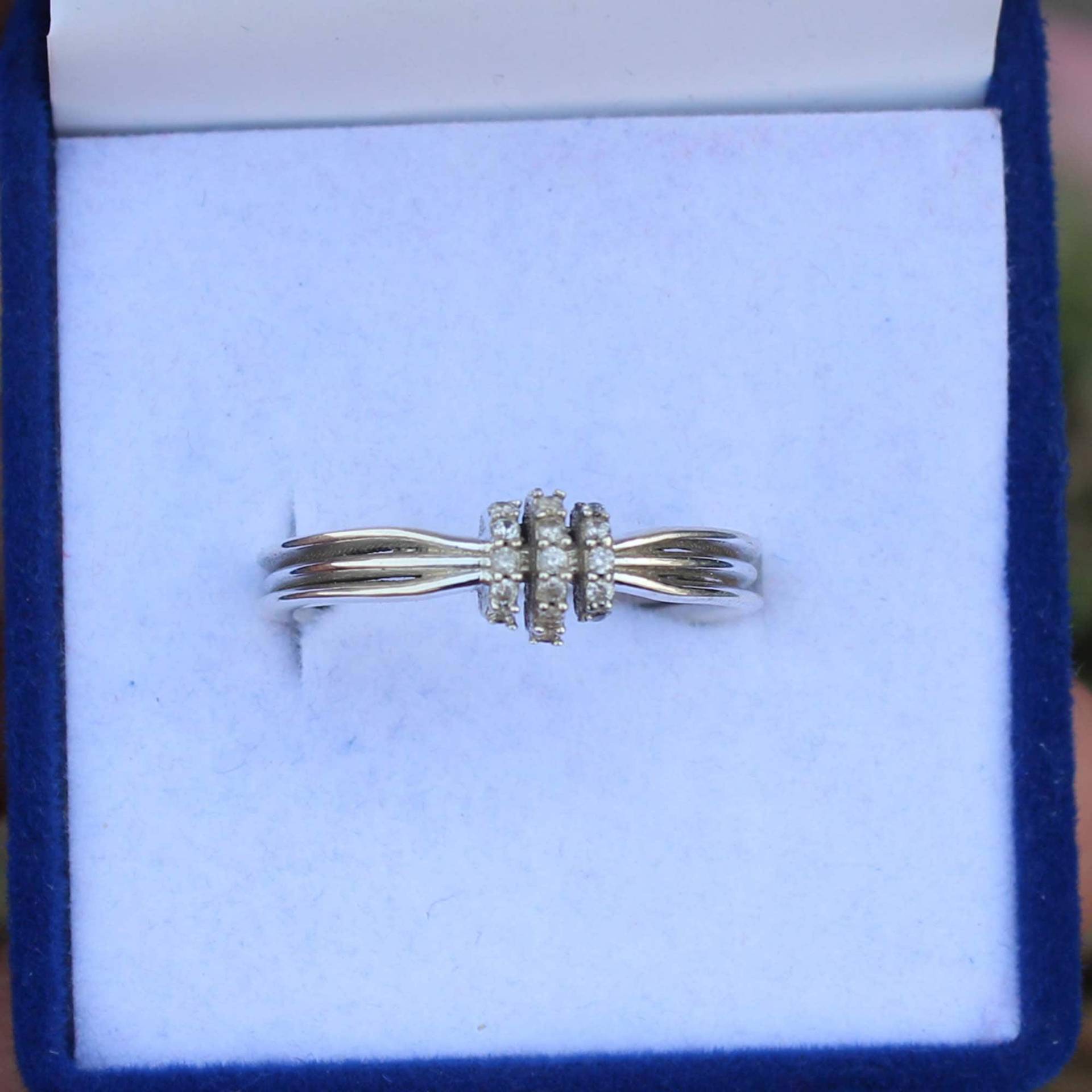 Zirkonia Edelstein Ring - 925 Sterling Silber Statement Ehering-Schöner Jahrestag Versprechen Geschenk Für Sie von Tonyjewellers