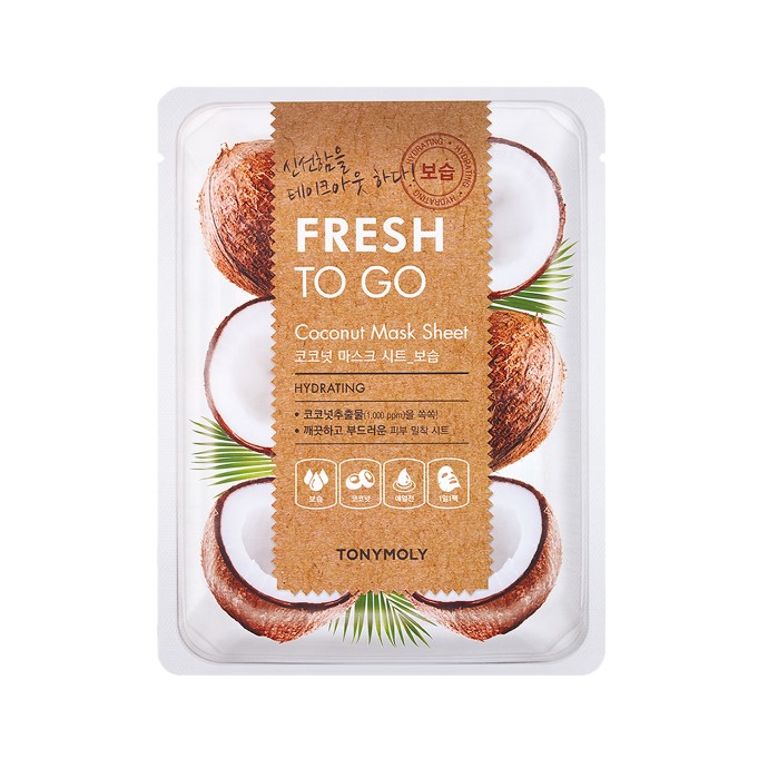 TONYMOLY - Fresh To Go Mask Sheet - COCONUT - 1stück von Tonymoly