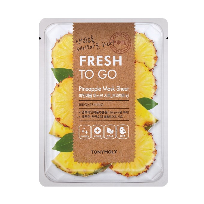 TONYMOLY - Fresh To Go Mask Sheet - PINEAPPLE - 1stück von Tonymoly