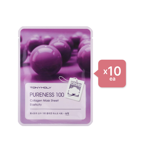 TONYMOLY - Pureness 100 Mask Sheet - Collagen (10er) Set von Tonymoly