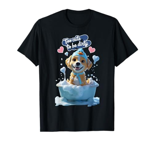 Lustiges Unisex-T-Shirt „Too Cute Dog“ für Herren, Damen und Kinder T-Shirt von Too Cute Dog Funny Unisex Design For Men Women Tee