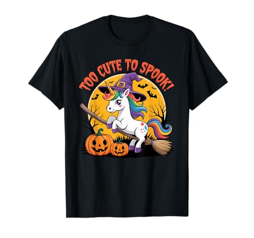 Einhorn-Halloween für Kinder, zu süß, um sie zu erschrecken T-Shirt Einhorn-Halloween für Kinder, zu süß, um sie zu erschrecken T-Shirt von Too Cute to Spook Unicorn Halloween By NKR
