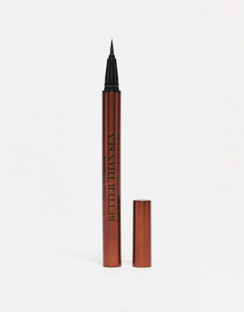 Too Faced - Better Than Sex - Flüssig-Eyeliner - Chocolate-Braun von Too Faced Cosmetics