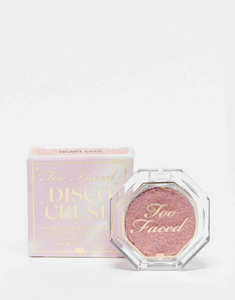 Too Faced - Disco Crush High Shine Glitter Eye + Face Sparkle - Lidschatten - Heart Eyes-Bunt von Too Faced Cosmetics