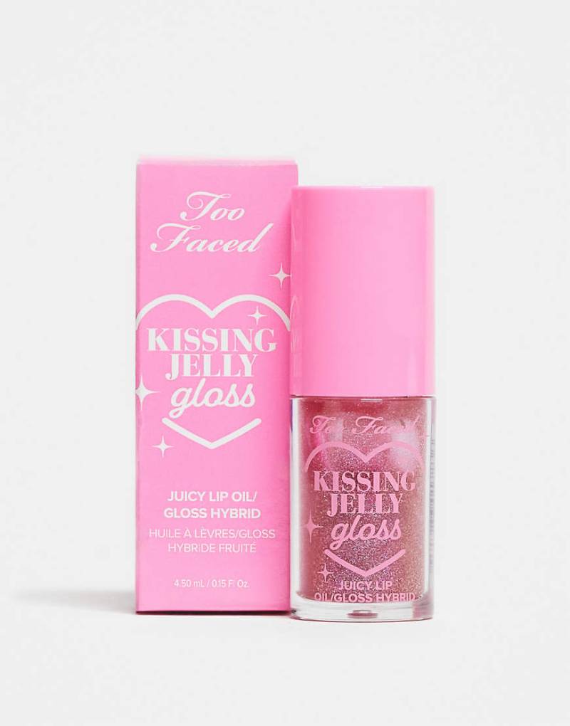 Too Faced - Kissing Jelly - Lipgloss-Öl in der Farbe Grape Soda-Lila von Too Faced Cosmetics