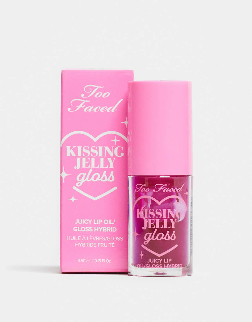 Too Faced - Kissing Jelly - Öl-Lipgloss in Raspberry-Lila von Too Faced Cosmetics