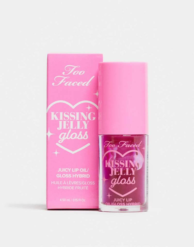 Too Faced - Kissing Jelly - Öl-Lipgloss in Raspberry-Lila von Too Faced Cosmetics