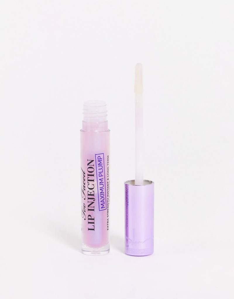 Too Faced - Lip Injection Maximum Plump - Lipgloss in der Farbe Blueberry Buzz-Lila von Too Faced Cosmetics