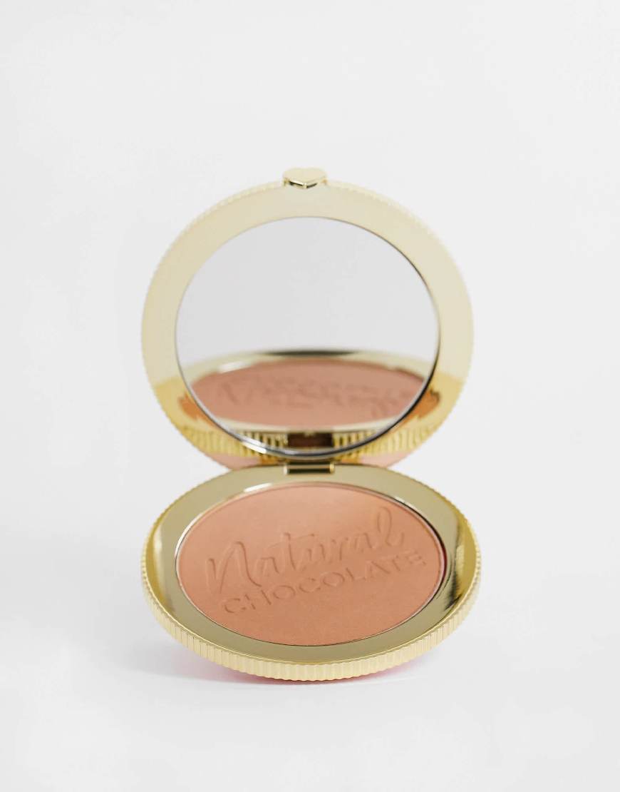 Too Faced - Natural Chocolate - Bronzer - Golden Cocoa-Braun von Too Faced Cosmetics