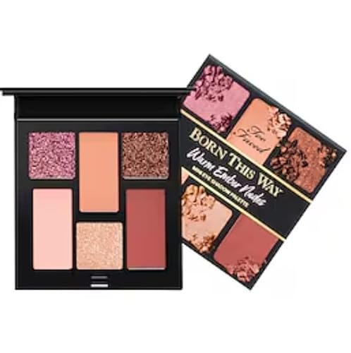 TOO FACED COSMETICS ORIGINAL | Lidschatten-Palette | BORN THIS WAY | by BELLA (WARM EMBER NUDES | 6 Lidschatten | 5,7 g (1er-Pack) von Too Faced