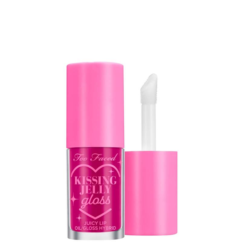 Too Faced Kissing Jelly Lip Oil Gloss 4.5ml - (Various Shades) - Raspberry von Too Faced
