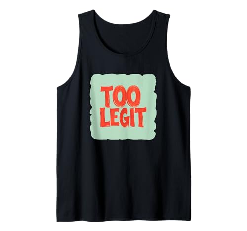 Schönes Legit Emblem für Jungen und Mädchen Tank Top Schönes Legit Emblem für Jungen und Mädchen Tank Top von Too Legit Outfit