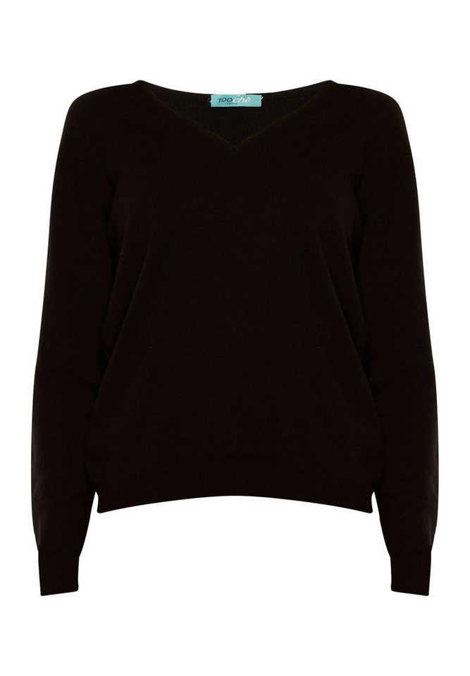 Tooche Rundhalspullover Pullover & Strickjacke "Pulli V-Ausschnitt" (1-tlg) von Tooche