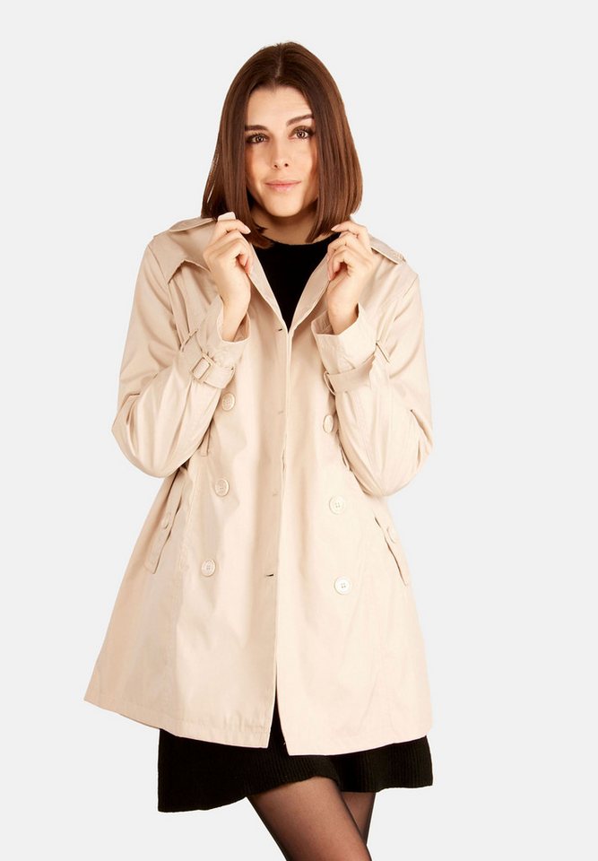 Tooche Trenchcoat Übergang Trenchcoat für die Übergangszeit von Tooche