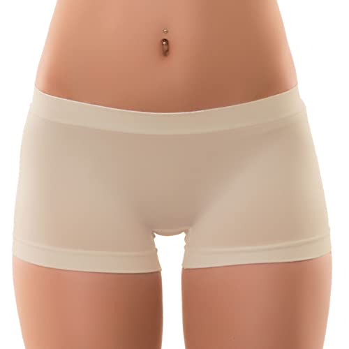 Toocool - Damen Culotte Shorts Unterwäsche Fitness Sport Hot Pant LO-YQ3308, beige, Small-Medium von Toocool