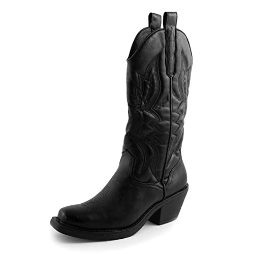 Toocool Damen Stiefel Texani Cowboy Western Camperos Schuhe Boots YG886, Schwarz , 38 EU Toocool Damen Stiefel Texani Cowboy Western Camperos Schuhe Boots YG886, Schwarz , 38 EU von Toocool