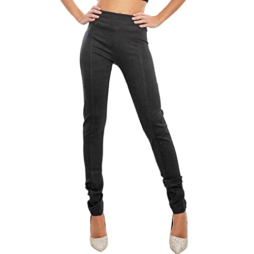 Toocool Elegante Damenhosen Zigarette Klassische Winterhose Basic VI-1618, dunkelgrau, XL Toocool Elegante Damenhosen Zigarette Klassische Winterhose Basic VI-1618, dunkelgrau, XL von Toocool