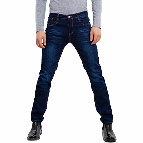 Toocool Herren Jeans Regular Fit Denim Vita Regular Fit 4 Jahreszeiten LE-2487, Straight Leg, 82864-318-106-1, Blau, 82864-318-106-1 52 von Toocool