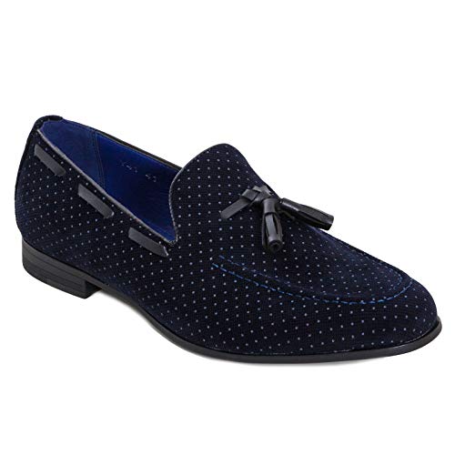 Toocool - Herrenschuhe College Mokassin Polacchine Quaste Y41, Blau - blau - Größe: 42 EU von Toocool