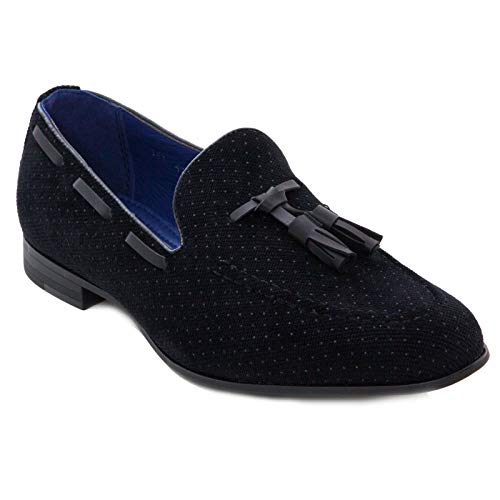 Toocool - Herrenschuhe College Mokassin Polacchine Quaste Y41, Schwarz - Schwarz - Größe: 44 EU von Toocool