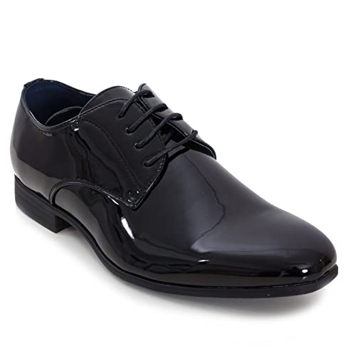 Toocool - Herrenschuhe Derby Elegante Schnürung Francesine Klassische Mokassins IA5128, Ia5128 1 Schwarz glänzend, 43 EU von Toocool