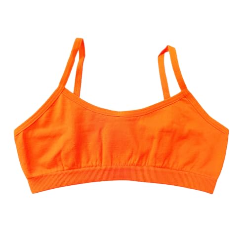 Toocool Sport-BH für Mädchen, Bustier Mädchen, Mikrofaser-Bügel-BH für Mädchen, Basic-Unterwäsche, Top Teenager und Mädchen LO-TB0003 [12-14 Jahre, Fluo Orange] von Toocool
