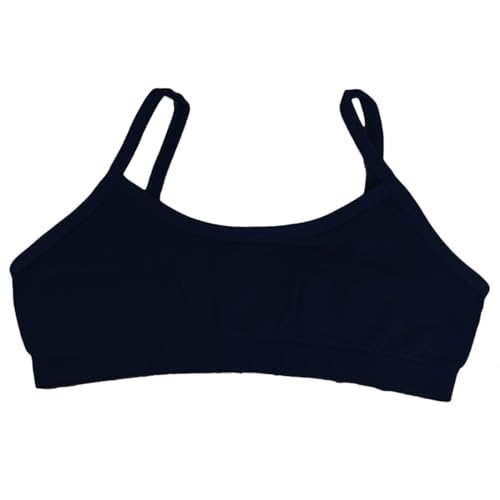 Toocool Sport-BH für Mädchen, Bustier, Mikrofaser-Bügel-BH, Basic-Unterwäsche, Top für Teenager LO-TB0003 [4-6 Jahre, Dunkelblau] von Toocool