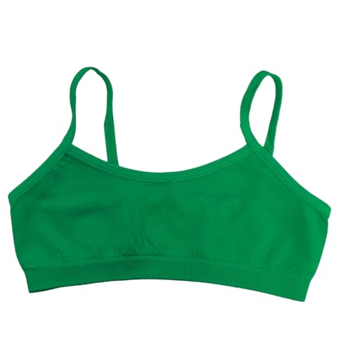 Toocool Sport-BH für Mädchen, Bustier Mädchen, Mikrofaser-Bügel-BH für Mädchen, Basic-Unterwäsche, Top Teenager und Mädchen LO-TB0003 [8-10 Jahre, Flagge Grün] von Toocool
