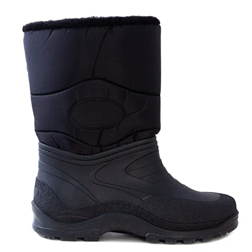 Toocool - Stiefel für Herren und Damen, gepolstert, wasserdicht, Schneestiefel, Unisex, Ski, Schwarz - Schwarz - Größe: 43 EU von Toocool