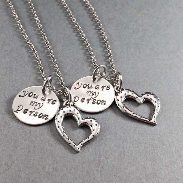 Besten Freund Collier, Schwester Halskette, Zitat-Collier, Herz Kette, Bff Halskette Freundschaft, Du Bist Meine Person, Mutter Tochter von Toodaughters