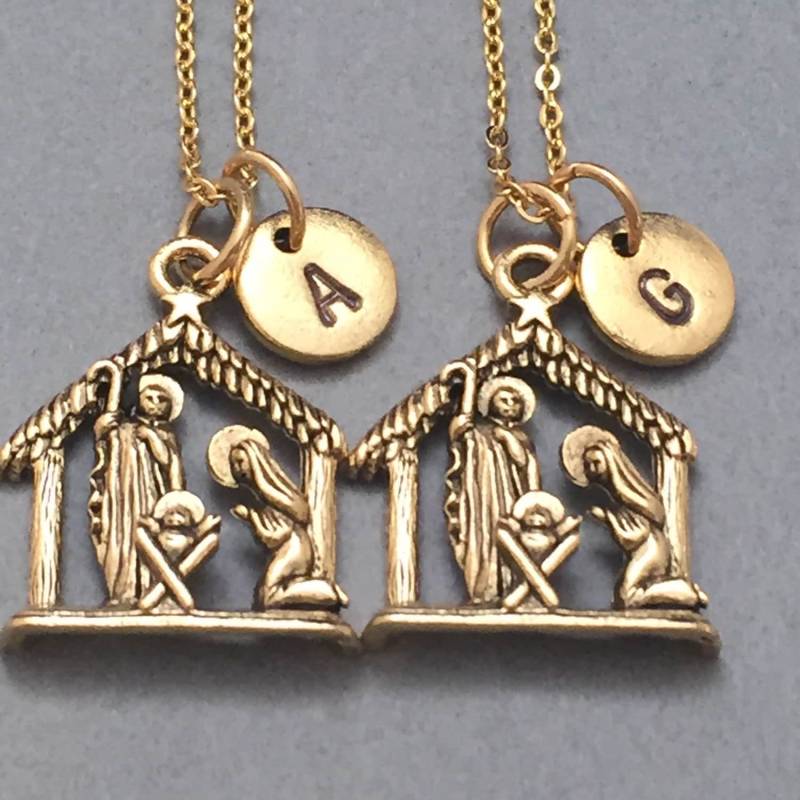 Bester Freund Collier, Halskette Krippe, Bff Halskette, Schwester, Freundschaft Schmuck, Freunde, Zu Personalisieren, Ursprüngliche von Toodaughters